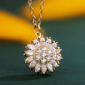 🌻Collar Girasol Giratorio🌻